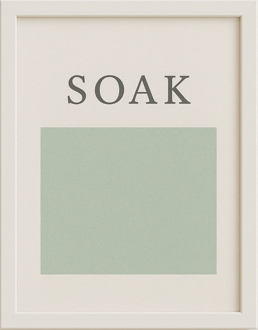 Soak, Rinse, Repeat Wall Art