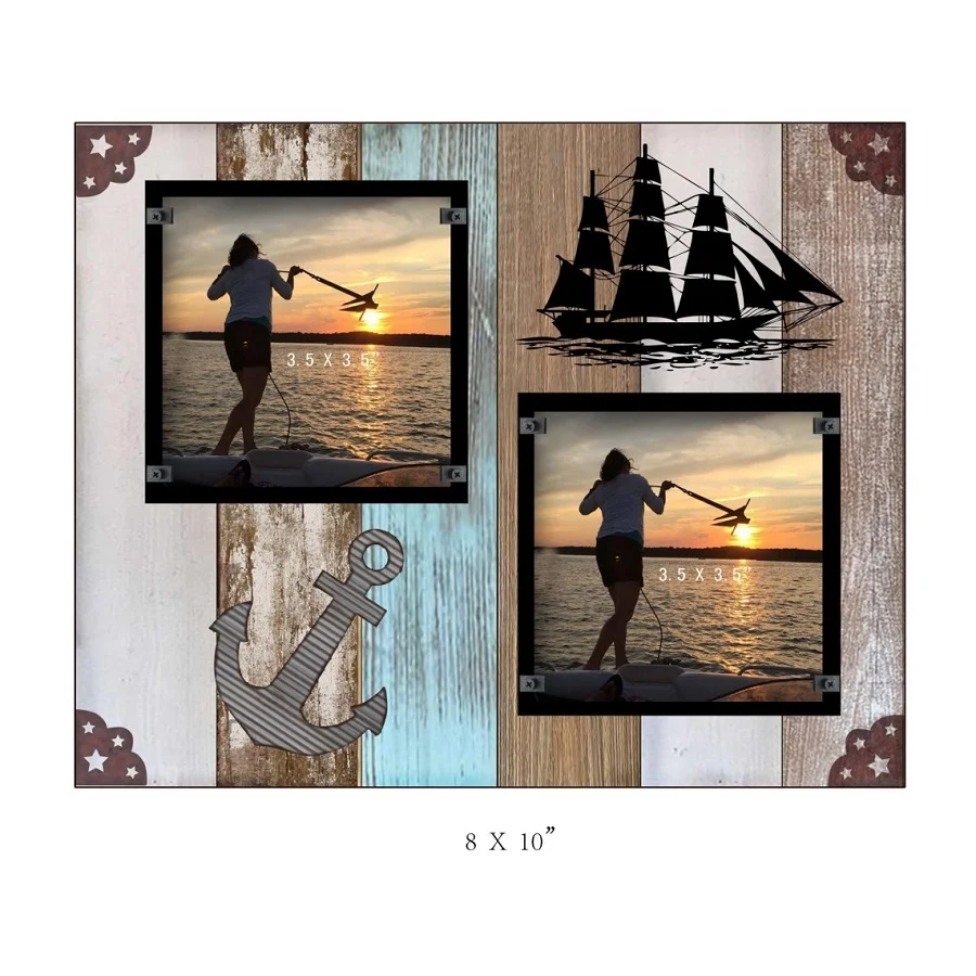 Coastal Style Photo Frame Box Top I