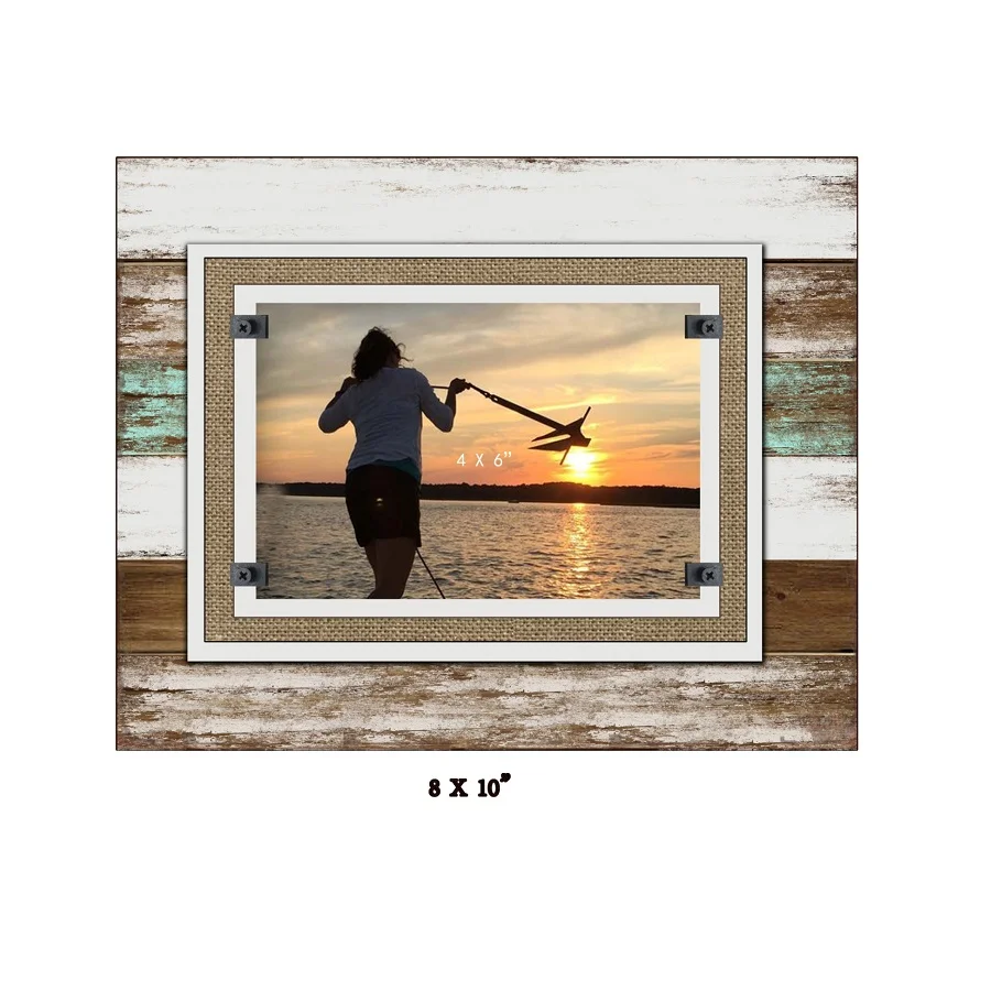 Coastal Style Photo Frame Box Top I view 2