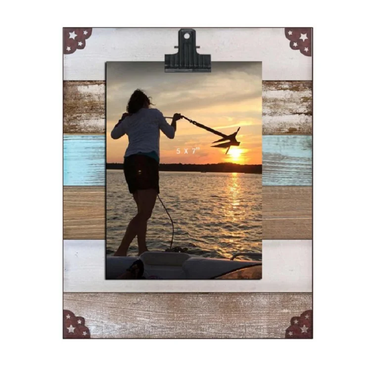Coastal Style Photo Frame Box Top II view 2