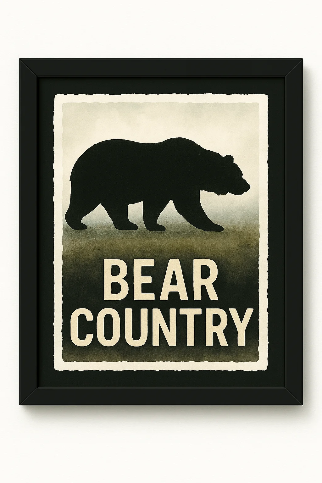 Deer Camp, Bear Country, Duck Hunting Framed Print view 2