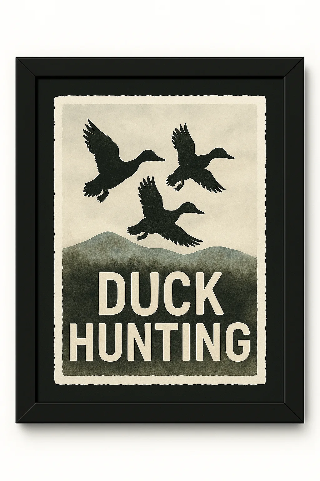 Deer Camp, Bear Country, Duck Hunting Framed Print view 3