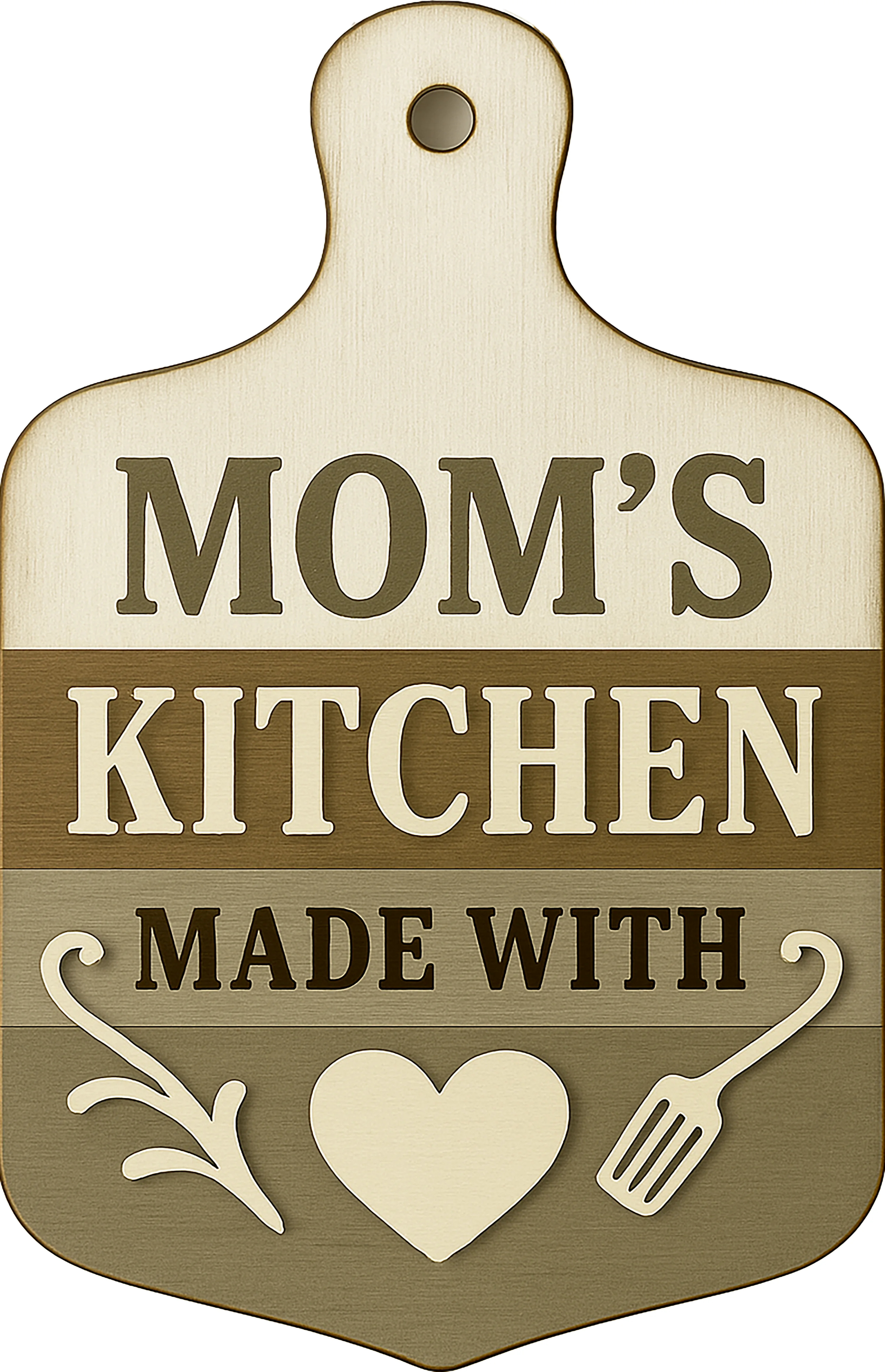 Mom’s Kitchen Cutting Board Wall Sign