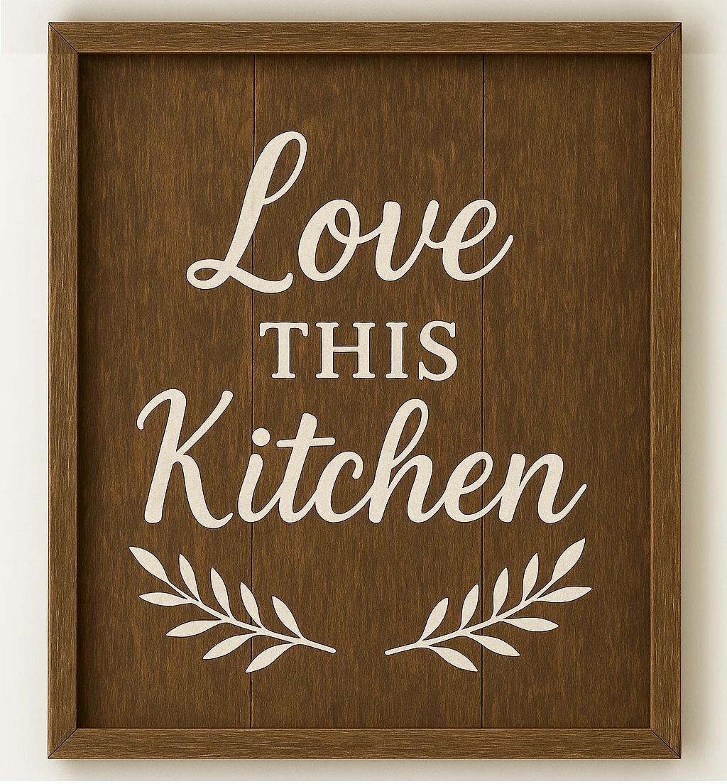Bless This Kitchen Sign