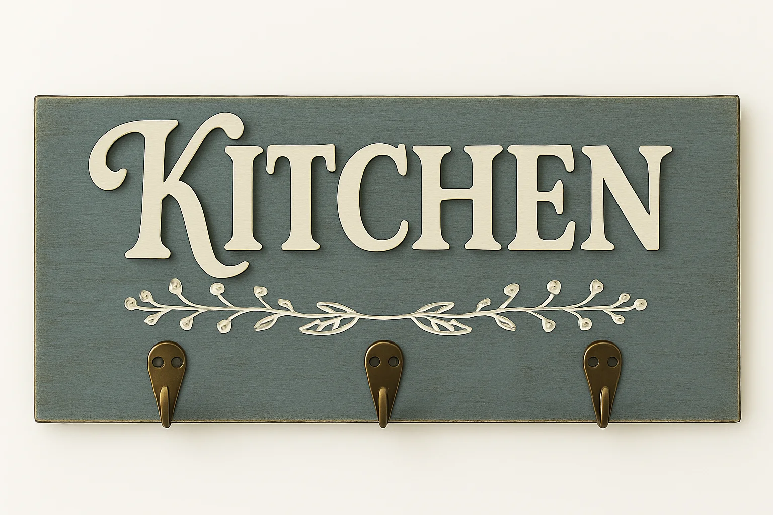 Rustic Kitchen Hook Plaque