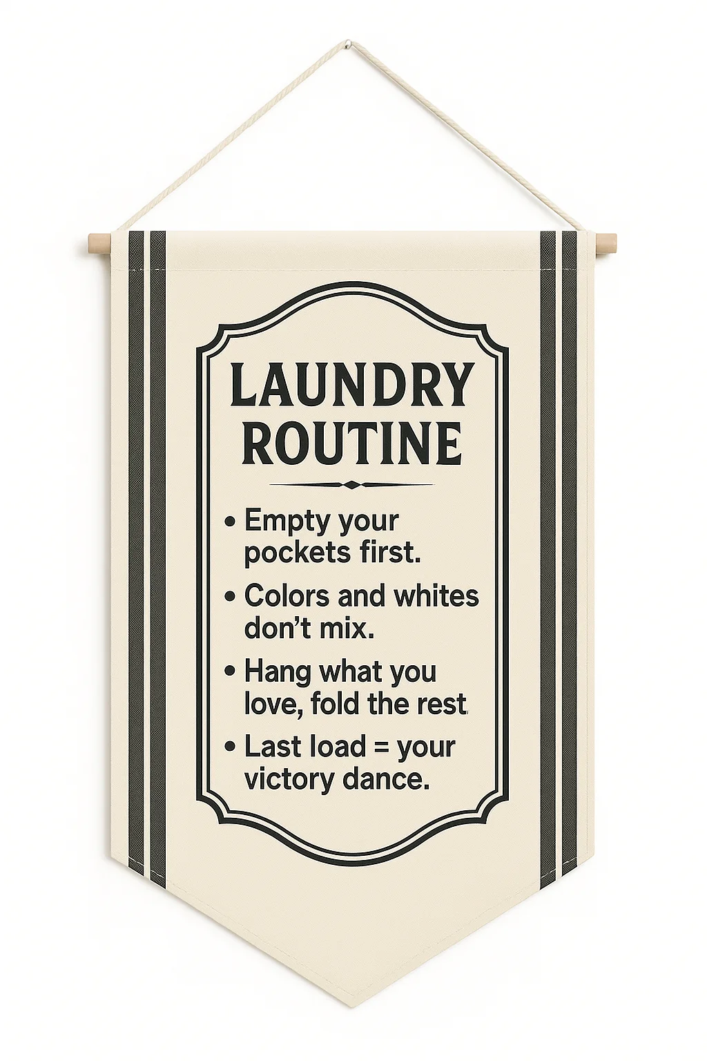 Laundry Rules Banner