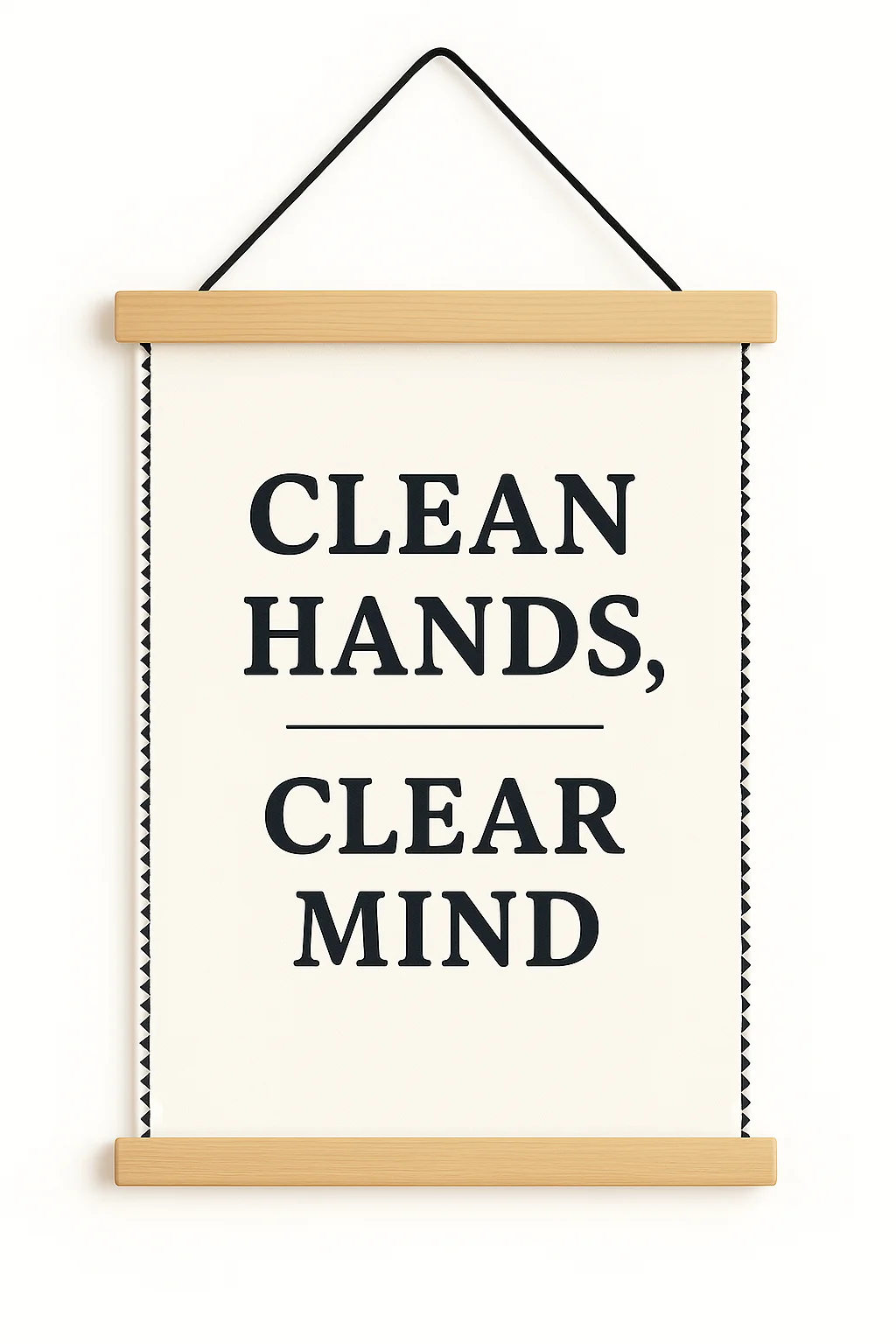 Clean Hands Clear Mind Banner